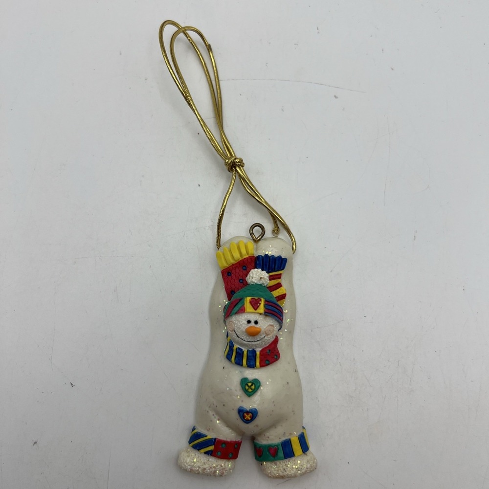 Avon Snowman Holiday Package Topper Ornament Gift Collection 1998